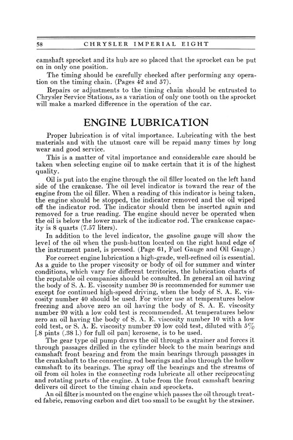 1930 Chrysler Imperial 8 Owners Manual Page 13